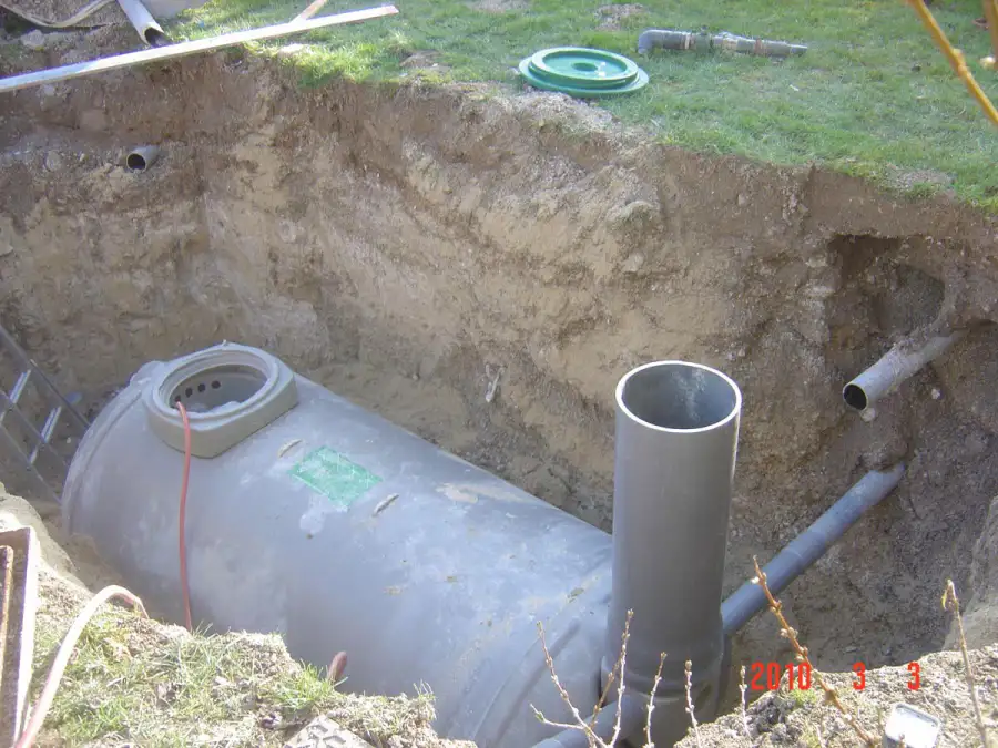 Installation d'une filtre à sable drainé par BR Entreprise